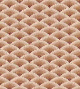 Nami Wallpaper by Casamance Bordeaux/Ambre