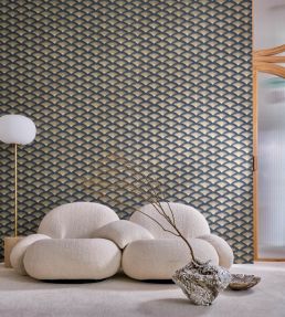 Nami Wallpaper by Casamance Ambre