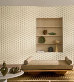 Nami Wallpaper by Casamance Sable/Eucalyptus