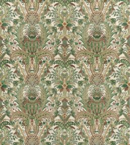 Narbeth Fabric by Anna French Natural & Green