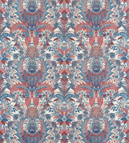 Narbeth Fabric by Anna French Red & Blue