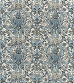 Narbeth Fabric by Anna French Slate & Grey