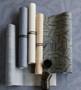 Natural Route Wallpaper by Eijffinger Blue