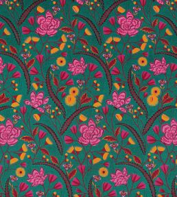 Nature Imaginaire Velvet Fabric by Casal Amazonite