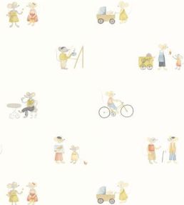 Neighbors Of The Village Wallpaper by Casadeco Multicolore