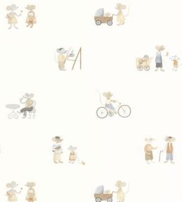 Neighbors Of The Village Wallpaper by Casadeco Naturel