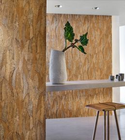 Neluwa Wallpaper by Casamance Kaki Clair