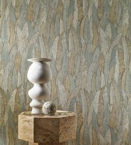 Neluwa Wallpaper by Casamance Paille