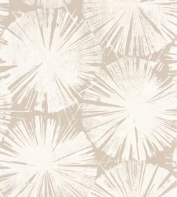 Nenuphar Wallpaper by Casadeco Beige Lin
