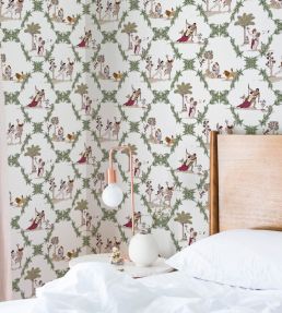 Neobucolic Wallpaper by Coordonne Red