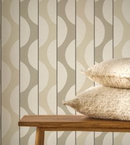 Neora Wallpaper by Casadeco Beige sable
