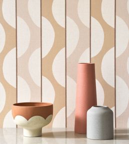 Neora Wallpaper by Casadeco Rose nude