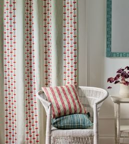 Neora Fabric by Jane Churchill Aqua