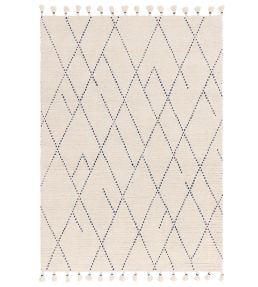 Asiatic Nepal Linear rug Cream Blue NEPL-02-120170 Cream Blue