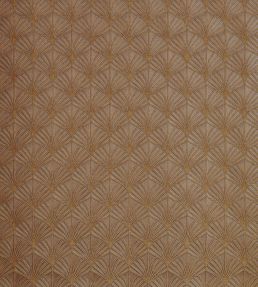 Nereides Wallpaper by Casamance Aubergine/Dore