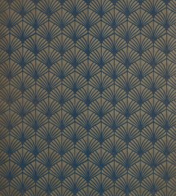 Nereides Wallpaper by Casamance Bleu Roi/Dore