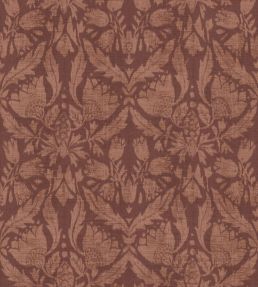 Neria Wallpaper by Casamance Bois De Rose