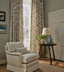 Nerina Fabric by Colefax and Fowler Old Blue