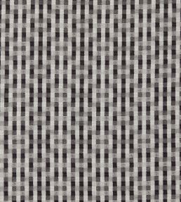 Neshat Jacquard Fabric by Clarke & Clarke Noir
