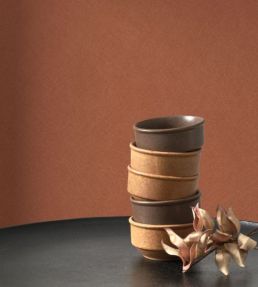 Nest Wallpaper by Casadeco Brique