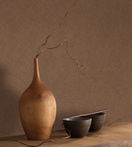 Nest Wallpaper by Casadeco Cacao