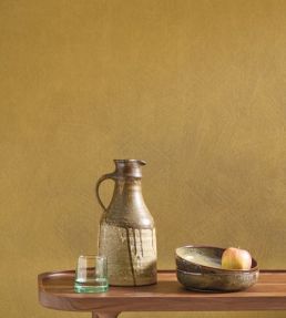 Nest Wallpaper by Casadeco Jaune Moutarde