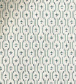 Nettie Fabric by Ian Sanderson Greeny Blue