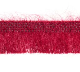 Neva 30mm Mohair Cut Fringe Trimming by Houles Feu