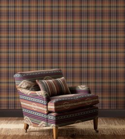 Nevis Wallpaper by Mulberry Home Woodsmoke