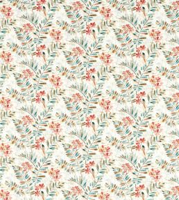 New Grove Cream Fabric by Studio G Mineral / Spice