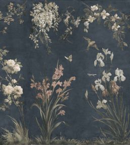 Nicola Mural by Sandberg Classic Blue