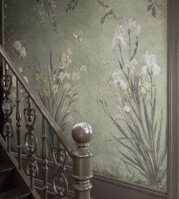 Nicola Mural by Sandberg Sage Green