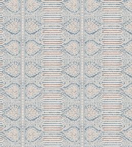 Nicolet Fabric by Nina Campbell Blue/Taupe