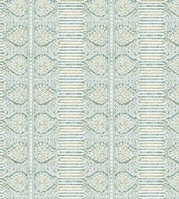 Nicolet Fabric by Nina Campbell Teal/Green