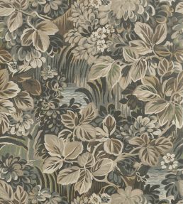 Night Garden Wallpaper by Thibaut Brown
