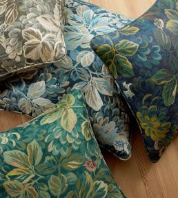 Night Garden Fabric by Thibaut Spa Blue