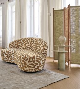 Nimbus Fabric by Casamance Rose Poudre