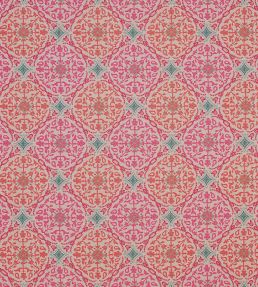 La Moulade Fabric by Nina Campbell Coral/Pink