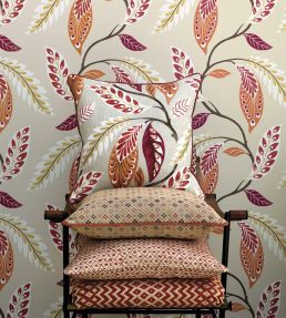 Fontibre Wallpaper by Nina Campbell Blue/Green
