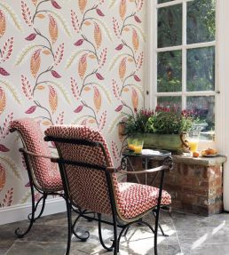 Fontibre Wallpaper by Nina Campbell Blue/Green