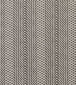 Pachinko Fabric by Nina Campbell Charcoal/Ivory
