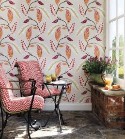 Pachinko Fabric by Nina Campbell Charcoal/Ivory