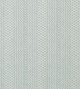 Pachinko Fabric by Nina Campbell Aqua/Ivory