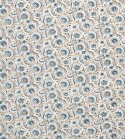 Baville Fabric by Nina Campbell Blue