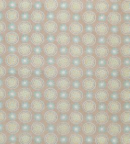 Garance Fabric by Nina Campbell Taupe/ Aqua