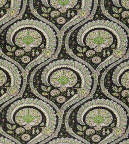 Les Indiennes Fabric by Nina Campbell Green/ Black