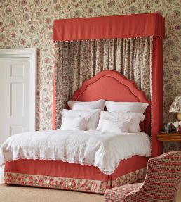 Baville Wallpaper by Nina Campbell GREY/CHALK