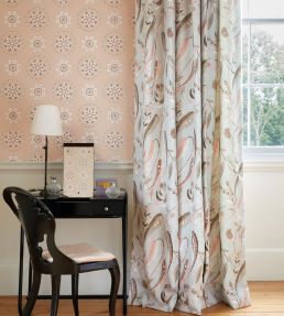 Garance Wallpaper by Nina Campbell BLACK