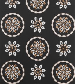 Garance Wallpaper by Nina Campbell BLACK