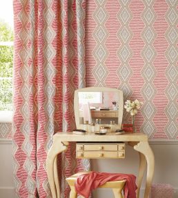 Belle Ile Wallpaper by Nina Campbell Grey/Gold